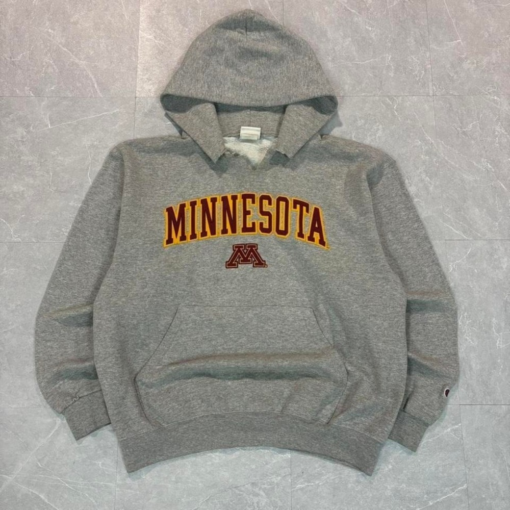 2000's Champion Minnesota Golden Gophers grey hoodie Size L #college #gophers